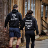 Behind Every Strong Person Hoodie