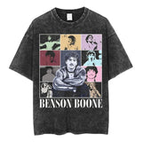 Benson Boone Pop Art Collage Graphic Tee, Color Block Concert Portrait Shirt, Retro Music Streetwear, Unisex Viral TikTok Style Top