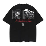 Berserk "End of the Dream" Heavyweight Vintage Tee 100% Cotton OVERSIZED Anime T-shirt cotton shirt anime clothing Top Casual Black Man