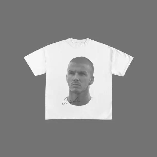 Big Head Beckham T-Shirt, Beckham Vintage Tee, Unisex Soccer Shirt, Sweatshirt, Graphic Tees, Menswear Womenswear Streetwear