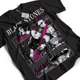 Black Stones Anime T-shirt & Sweatshirt, Nana Osaki Girl Gaia Records Graphic Tee, Vintage Oversized Unisex Streetwear, Manga Gift For Men Women