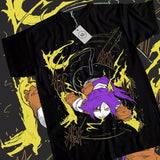 Bleach Anime T-Shirt & Sweatshirt, Yoruichi Shihouin Kawaii Waifu Graphic Tee, Anime Manga Lover Gifts t shirt Ball Cotton
