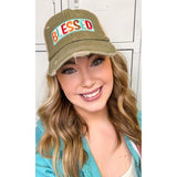 Blessed Vintage Patch Hat - Faithful Fall Vibes #BlessedHat #VintageHat #FaithStyle