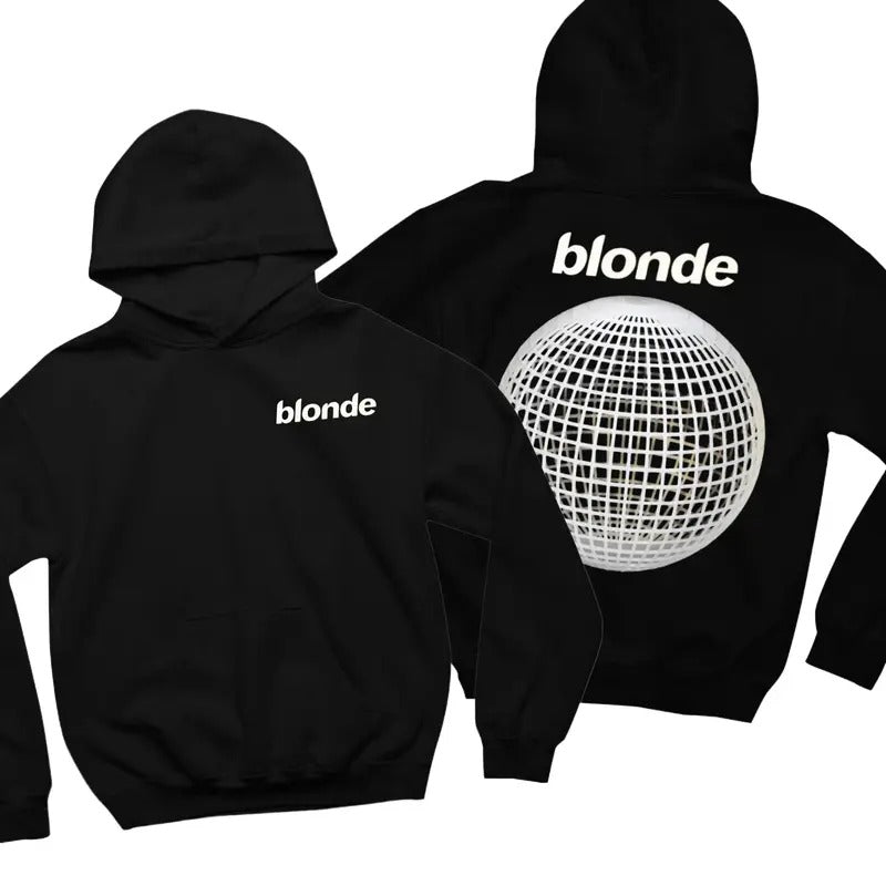 Blonde Hoodie, Streetwear Hoodie, Blonded Hoodie, Y2K Hoodie, Aesthetic Sweatshirt, Words on back Hoodie, Music Hoodie, gifts for friends, Blond T-shirt, Blond Sweatshirt