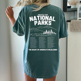 Blue Spruce National Parks Tee Vintage Style T-shirt DRG wompwompmrcomershirt