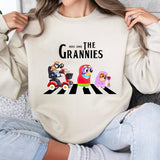 Blueey And Bingo Here Come The Grannies Sweatshirt, Grannies Shirt, Blueey and Bingo Shirt, Family Matching Shirt, Blueey Mother's Day Shirt, Bluey Birthday Party Shirt