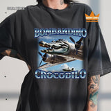 Bombardino Crocodilo Funny Brain Rot T-shirt, Bootleg Rap Tee, Meme Shirt, Weird Clothes, Italian Brainrot Meme, Crocodile Tee, Trending Tee