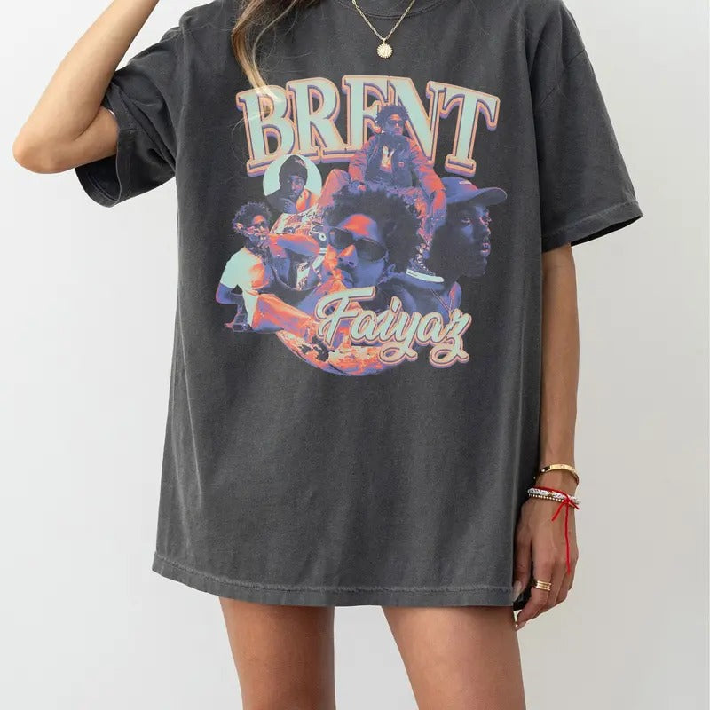Brent Faiyaz Vintage Shirt, Brent Faiyaz Wasteland Shirt Brent Faiyaz Sonder Gift For Woman and Man Unisex T-Shirt Rap Hip Hop Tee