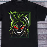 Broly Dragon Ball T Shirt Japanese Anime Manga Style, Goku Bulma Majin Vegeta Unisex Full Size
