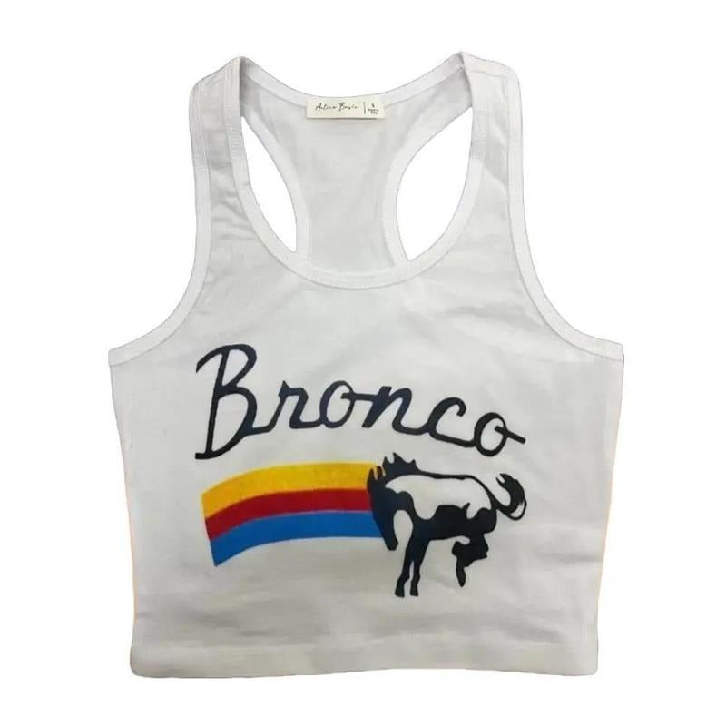 Broncoo - Crop Tank, Baby Tee, Crop Tank Top Y2K Shirt, Political Activism, LGBTQ Rights, Free Speech, Feminist Shirt, Gift For Her