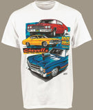 Brute Force Chevelle T-Shirts - Vintage Hot Rod Muscle Car Graphic Tee  for Car Enthusiasts Men's Cotton Tee - Old School Tee Gift - Tshirt, Top Menswear Streetwear Tropical Crewneck Shortsleeve Casual tee shirt cotton t-shirt y2k  outfits  men