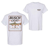 Busch Light Fishing Perch T-Shirt, Unisex T-Shirt, Full Color T-Shirt, For Men, Full Color, Full Size