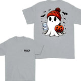 Busch Light Ghost Cute Pumpkin Halloween Double Sided T-shirt , Busch Light Shirt For Men And Women , Halloween Pumpkin Trendy Shirt
