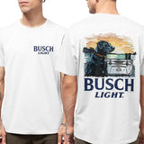 Busch Light Lake Buddy T-Shirt, Busch Light Dog T-shirt, Men's Vintage Tees, Sarcastic Humor T-shirts, Shirt For Women, Graphic Tees, Unisex, Cotton - Unisex And Inclusive - Multiple Colorways - Full Size Range