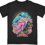CHARRO & CATRINA DIA DE LOS MUERTOS T SHIRT Crewneck Cotton Tshirt