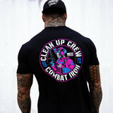 Clean up Crew Operator Skull Men's T-Shirt
