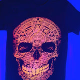 Calavera calendario azteca Cotton Casual Black Slim-fitting Menswear