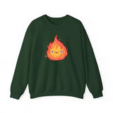 Calcifer Sweatshirt, Howls Moving Castle Shirt, Studio Ghibli Sweatshirt, Howl And Sophie, Anime Gift For Fan