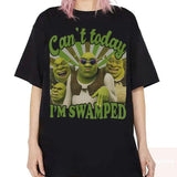 Can't Today I'm Swamped Vintage Shirt, Princess Shirt, Shrek and Fiona Shirt, Funny Trending, Gift for Fan, Gift For Women and Man, Top Womenswear