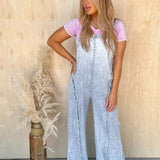 Captivated By You Frayed Detail JumpsuIt