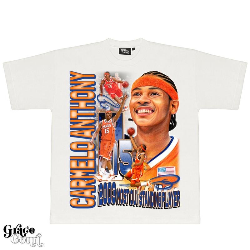 Carmelo Anthony Tee | Vintage Tee Graphic T-Shirt Sweatshirt Hoodie | Sport Tee - Gift For Fan 2