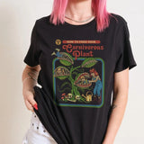 Carnivorous Plant T-Shirt, Vintage Bootleg, Vintage Shirt, Funny Shirt, Retro Streetwear Shirt, Gifts Suitable for Men & Women Casual Comfort