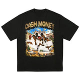 Cash Money T-Shirt Vintage Rap Tee Streetwear Hip Hop Band Graphic Merch 90S Y2K, Y2K Music Tshirt, Gift For Fan, Unisex T-Shirt, Short Sleeve Tee Shirt, Classic Cotton Unisex Tshirt Fabric Menswear