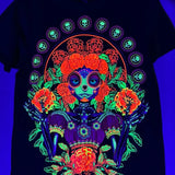 Catrina magica T-shirt for Halloween Tshirt Menswear Top Crewneck