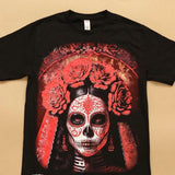 Catrina red t-shirt Cotton Black Casual