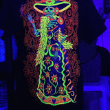 Catrina vestido T-shirt Striped Cotton Casual Black