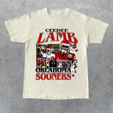 CeeDee Lamb Vintage 90s Graphic T-Shirt, Classic Retro Shirt, CeeDee Lamb Graphic American Football Tees Gift For Women and Men Graphics Summer