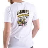 Certified Forklift Operator T-Shirt Unisex Cotton Graphic Tee with Fun Graphic Design for Men and Women