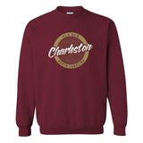 Charleston, South Carolina Circle Crewneck Sweatshirt, Vintage Graphic Sweatshirt, Vintage Crewnecks Sweatshirt