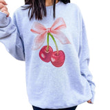 Cherries Graphic Sweatshirt