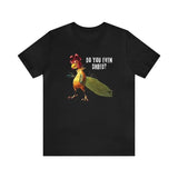 Chicken Joe Unisex Jersey Short Sleeve Tee, For Men, For Women, Casual Classic Fashion Cotton, Gift for Her, Gift for Him