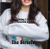 Childhood Sweatshirt, Vintage 90s Childhood T-Shirt, Everything I Know I Learned On The Street Shirt, Sesam.e Shirt