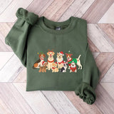 Christmas Dogs Sweatshirt, Merry Dog Tees, Dogs Shirt, Puppies Shirt, Christmas Shirt, Christmas Gifts Tees, Dog Gift Shirt