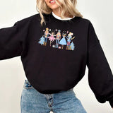 Christmas Nutcracker Sweatshirt, Nutcracker Ballet Shirt, Pink Christmas Sweatshirt, Nuts About Christmas Shirt, Christmas Party Sweatshirt, Girly Christmas Shirtstyle{n002}2