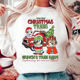 Christmas Tree Farm Cute Dog Family Shirt, Cute Dog Christmas Shirt