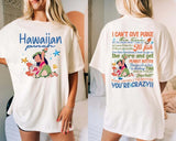 Classic Hawaiian Punch Funny Lillo and Stich Tshirt, Retro 90s Movie Tshirt, Vintage Summer T-shirt, Graphic Cartoon Tee for Men Women, Hawaii Aloha Vibes Tee, Casual Shirt