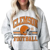Clemson Sweatshirt, Retro Style Vintage Unisex Crewneck Unisex Sweatshirt