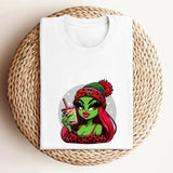 Coffee Grinchhh T, Christmas Cute Christmas Tee