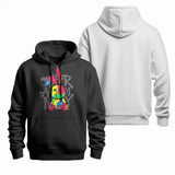 Colorful rabbit bright T-shirt, crewneck sweatshirt, hooded sweatshirt, graffiti color, Fashionable and uninhibited, street style, Comfortable fabrics, exceptional quality, Wear it for a new trendy stance.