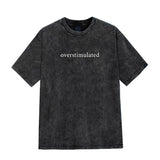 Colortone Mineral Wash Overstimulated Shirt for Mom, Cowboy Frog T-Shirt, Unhinged TShirt, Weirdcore Clothing, Gen Z Shirt, Weird Stuff Funny TShirt