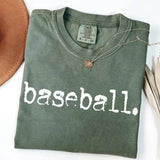 Comfort Color Retro Baseball Shirt, Baseball Game Day Shirt, Womens Baseball Tee, Sports Mom Tee Gift For Women Baseball Lover Baseball Season