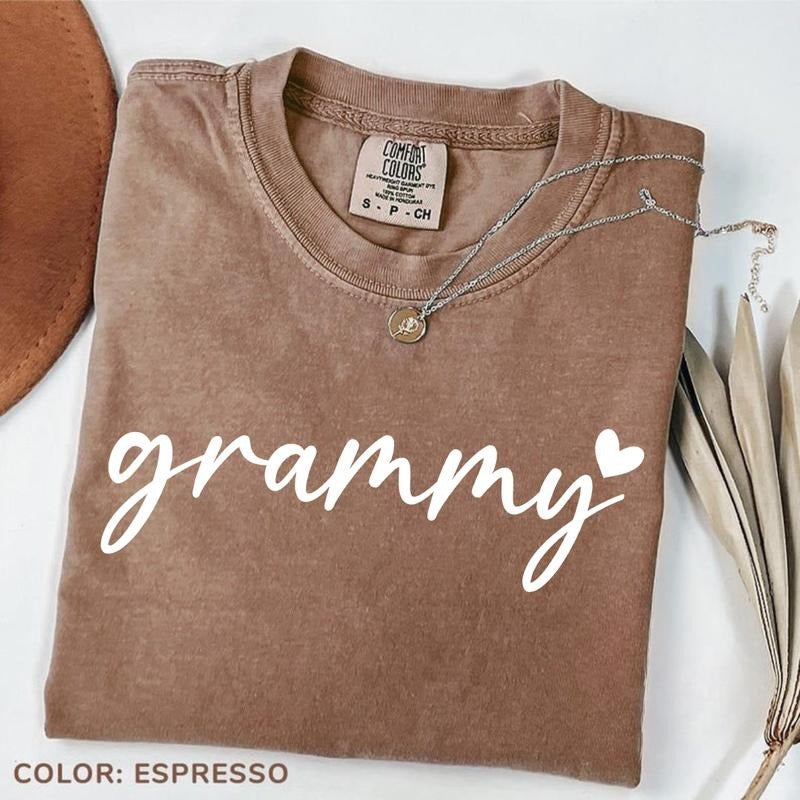 Comfort Colors Grammy T-Shirt, Trendy Granny Clothes, Grandma T-Shirt, Cool Gigi Outfits, Nana Gift Idea, Lovely Mimi Tee, Mothers Day Gift