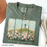 Comfort Colors He Is Not Here, He is Risen Shirt, Easter Christian Tee, He Is Risen T-shirt, Religious Tshirt, Jesus Lover Gift, Motivational Gift