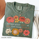 Comfort Colors Retro Floral Mama Shirt, Vintage Mom Quote Tee, Aesthetic Mother's Day Shirt, Boho Mama Graphic, Gift for Mom, Mom Life Tee