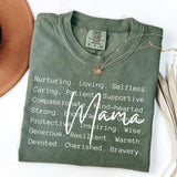 Comfort Colors Retro Mama Shirt, Mother's Day Gift From Daughter for Mom, Vintage Mama Tshirt For Birthday For Her Baby Shower Christmas