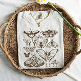 Comfort Colors Vintage Butterfly and Moth T-Shirt, Cottagecore Aesthetic Comfort Colors Shirt, Cottagecore Shirt, Aesthetic Tshirt, Cottage Core Shirt